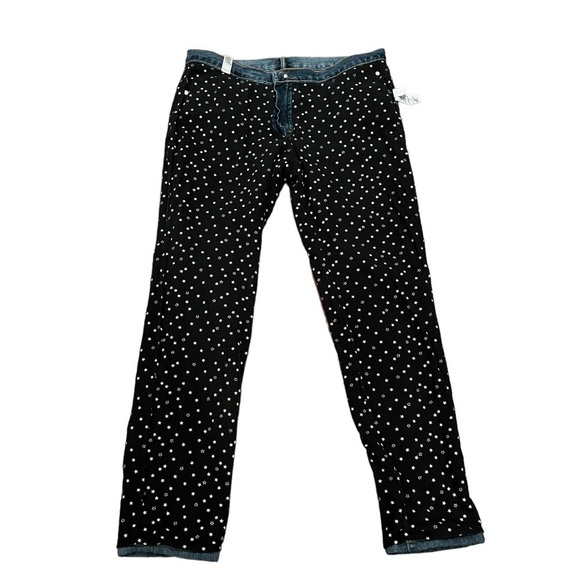 Eddie Bauer Womens Boyfriend Relaxed Fit double warm Denim Jeans Size 14w - Picture 6 of 12